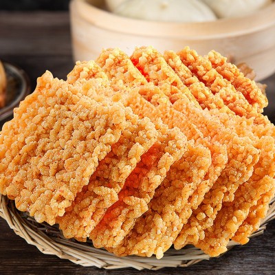 味滋源糯米锅巴500g/箱 香脆锅巴小吃特产咸辣味办公休闲零食品图3