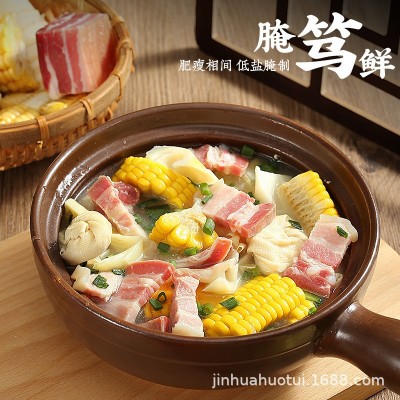 咸肉腌笃鲜五花肉上海南风肉风干五花咸肉腌猪肉咸菜饭特产腊肉图2