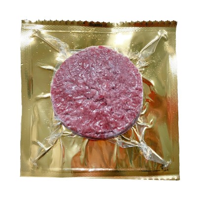 华牧鲜安格斯谷饲牛肉饼120g汉堡纯牛肉馅牛排原切非腌制批发图4