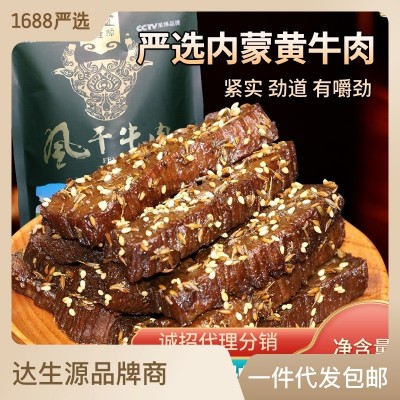达生源 草原特产内蒙古牛肉干批发风干牛肉 手撕牛肉干零 食小包装
