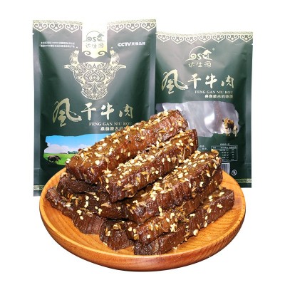 达生源 草原特产内蒙古牛肉干批发风干牛肉 手撕牛肉干零 食小包装图4