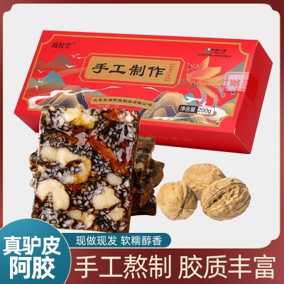 鳯胶堂手工阿胶糕国潮礼盒即食200g/盒