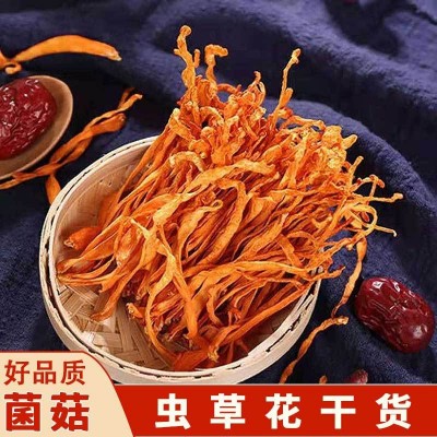 虫草花好货大量批发蛹虫草食用火锅干货食材调料一件代发厂家销售