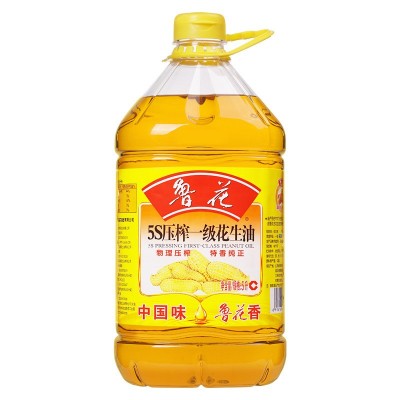 鲁花5S压榨一级花生油5L家庭食用油支持团购福利图4