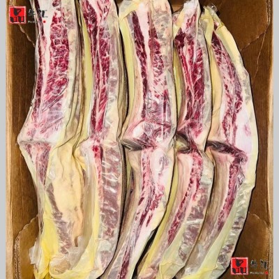 美国牛仔骨蓝标安格斯ibp245厂三支骨带骨牛排原切谷饲雪花牛扒肉图4