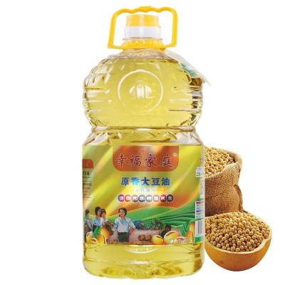 幸福家庭非转基因大豆油5L图3