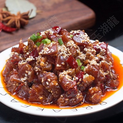 香辣零食冷吃兔 兔肉看剧休闲小吃 网红零食麻辣兔肉卤味熟食小吃图5