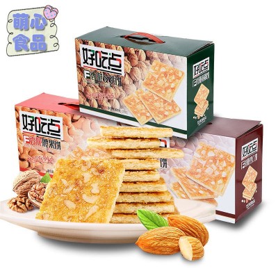 好吃点饼干香脆腰果核桃杏仁饼800g整箱小包装散装零食饼干图2