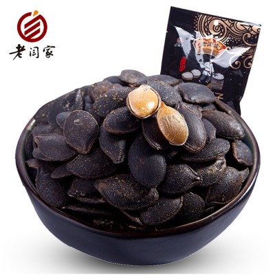 【厂家】老闫家黑南瓜子108g盐焗 黑金刚 零食批发一件代发图3