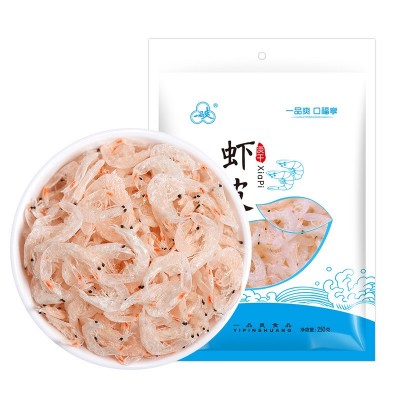 一品爽厂家淡干虾皮250g袋装 线下超市同款批发经销 温州一件代发图5