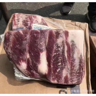 美国628精选三角肥牛商用雪花牛排原切高端食材 去骨牛肩胛小排图2