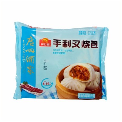 手制叉烧包337.5g9个广州酒家利口福广式点心早茶早餐早点包子图5