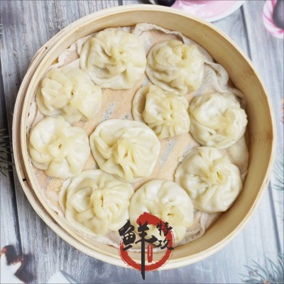 加藤利灌汤小笼包【1kg40个】上海小笼包鲜肉包子 半成品速冻包点