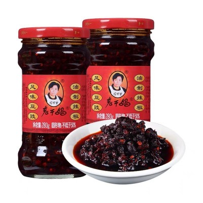 批发老干妈风味豆豉 油辣椒 好吃的豆豉 陶华碧老干妈 贵州特产  4瓶图2