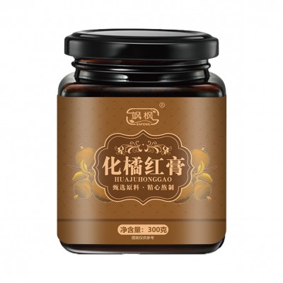 飒枫化橘红膏橘红蜜橘红桔膏润喉护嗓蜜炼膏方300g一罐老人小孩喝图5