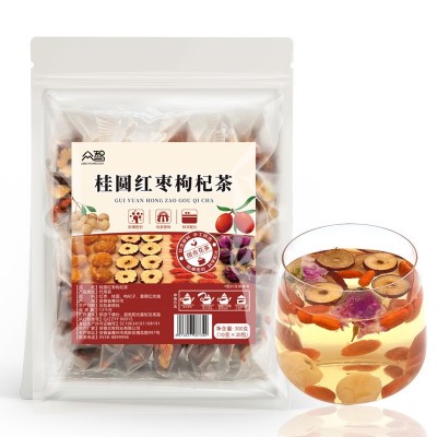 众智桂圆红枣枸杞茶玫瑰花女人茶美颜组合茶女神姨妈茶一件代发图4