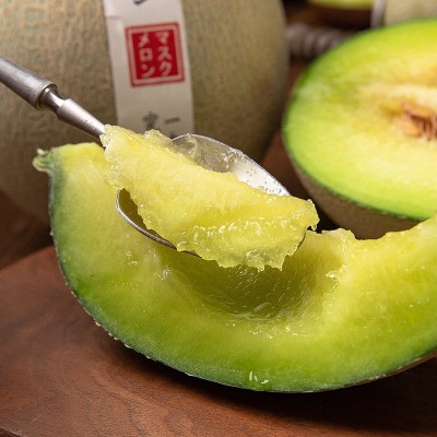 山东海阳网纹瓜玫珑蜜瓜脆甜多汁4.5-5斤2个装坏果包赔一件代发图5