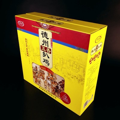 【厂家直销】正宗德州五香扒鸡礼盒两只装 卤味鸡肉熟食烧鸡真空图2