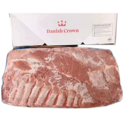丹麦皇冠去皮挑骨五花肉进口冷冻猪肉胸腹肉韩式烤肉日式火锅食材   10千克图4