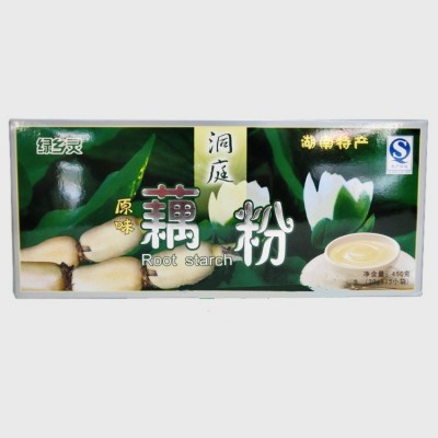 绿乡灵450g洞庭藕粉特产莲藕农家莲子桂花代餐粉原味批发日期新鲜图5