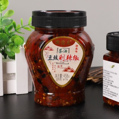 湖南特产浏阳豆豉剁辣椒下饭菜 力哥食品厂家供应 塑料瓶装280克图2