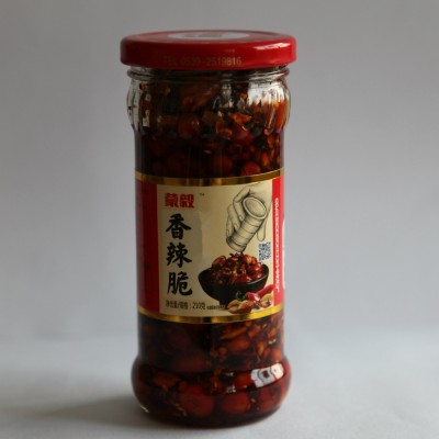 香辣脆油辣椒干煸辣椒花生夹馍拌饭作料浇头景区销售香酥脆辣过瘾图4