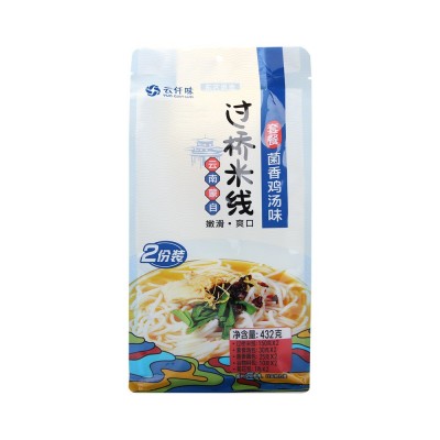 云仟味云南蒙自正宗过桥米线菌香鸡汤味大米粗大量批发套装432g图2