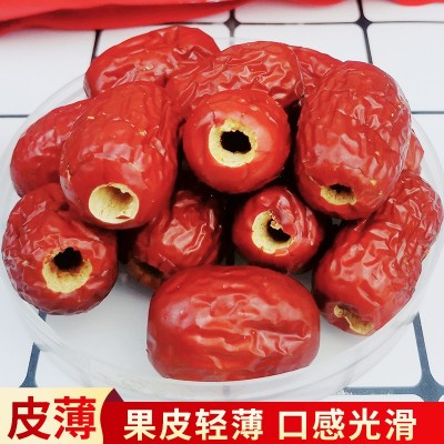 新疆特产500g若羌红枣红枣休闲零食 无核枣孕妇红枣图3