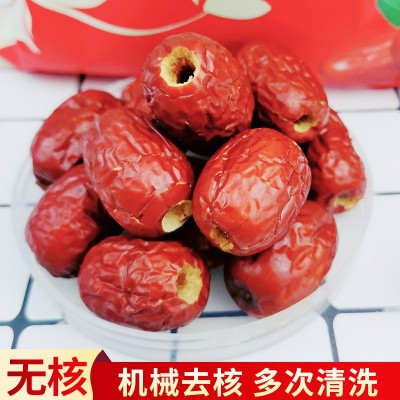 新疆特产500g若羌红枣红枣休闲零食 无核枣孕妇红枣图4