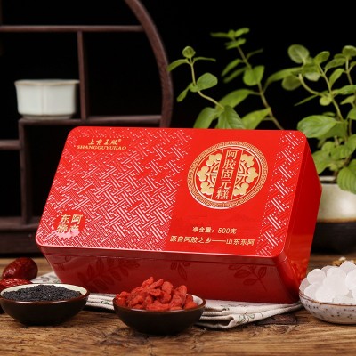 山东阿胶即食阿胶糕批发红枣枸杞型阿胶固元糕500g阿胶ej图2