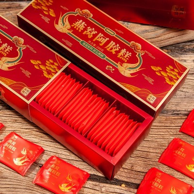 东阿原产手工阿胶糕驴皮熬制燕窝阿胶糕200克女士型即食阿胶糕图3