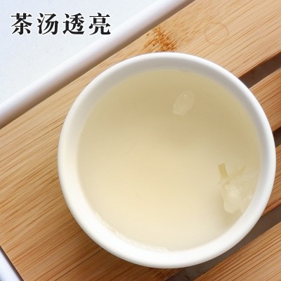 横县茉莉花茶2023碧螺春碧潭飘雪六窨炒花茶商用奶茶原料茉莉嫩芽图2