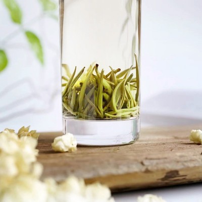 2023横县茉莉花茶茉莉飘雪兰雪浓香高山白毫茉莉毛尖春茶茉莉绿茶图4