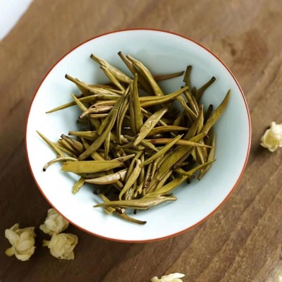 2023横县茉莉花茶茉莉飘雪兰雪浓香高山白毫茉莉毛尖春茶茉莉绿茶图2