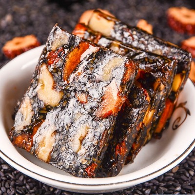 东阿即食阿胶糕固元膏厂家批发驴皮熬制阿胶块片500克铁盒装阿胶图4