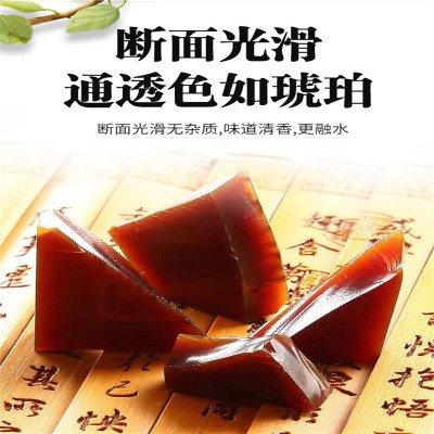 东阿原产阿胶250g铁盒装阿胶片山东阿胶块阿胶糕即食固元膏片图3