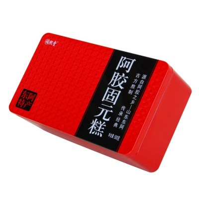 东阿批发阿胶糕500g铁盒装阿胶山东原产驴皮胶块片熬制即食固元膏图2