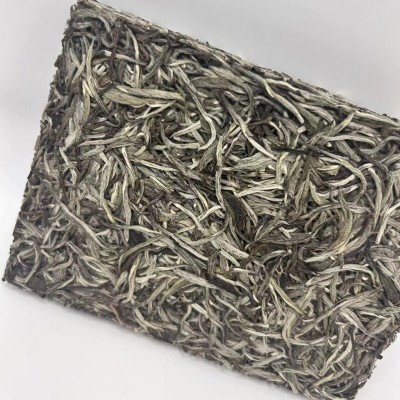 2023年白毫银针茶砖新茶毫香/送礼招待自喝政和白茶散茶批发图4