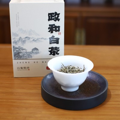 2023年白毫银针茶砖新茶毫香/送礼招待自喝政和白茶散茶批发图2