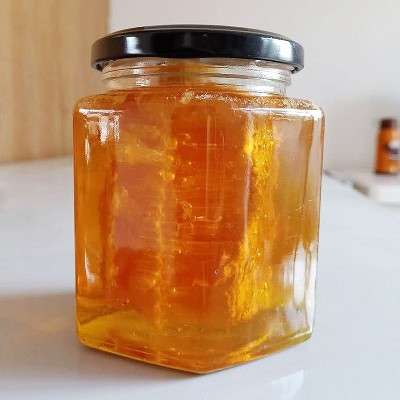 包邮直播爆款瓶装蜂巢蜜500g百花蜜成熟蜂巢蜜一件代发蜂蜜图3