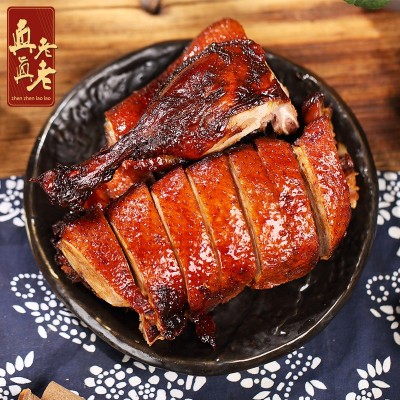 团购批发优惠真真老老嘉兴酱鸭200g/袋江南卤味浙江特产零食板鸭图5