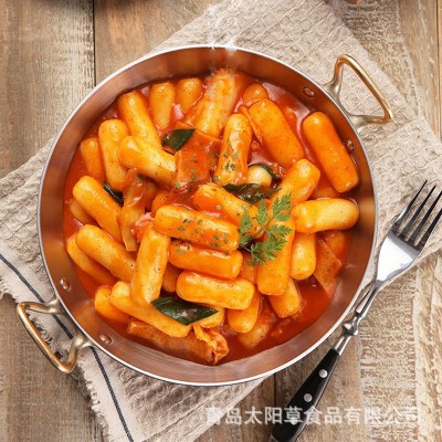 小伙子芝士年糕榴莲夹心韩式辣炒年糕条韩式部队火锅食材300g图4