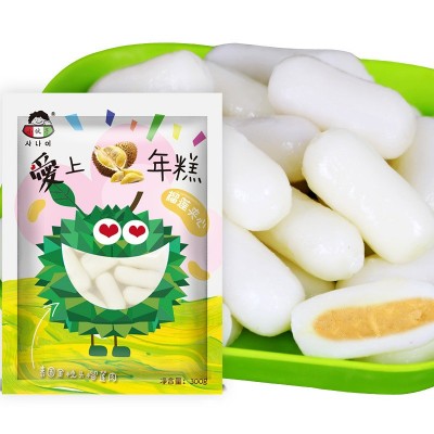 小伙子芝士年糕榴莲夹心韩式辣炒年糕条韩式部队火锅食材300g