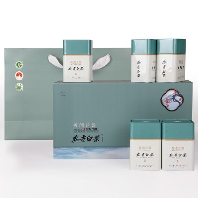 黄浦江源安吉白茶2023年新茶明前精品绿茶250g礼盒装高山特级春茶图5