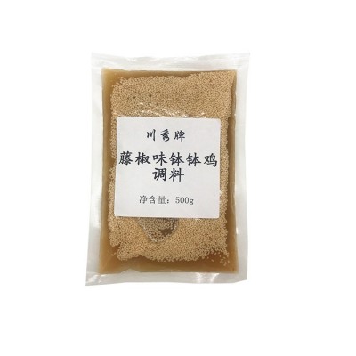 四川乐山钵钵鸡调料藤椒冷串串盆火锅麻辣烫底料包冷锅串串香500g图5