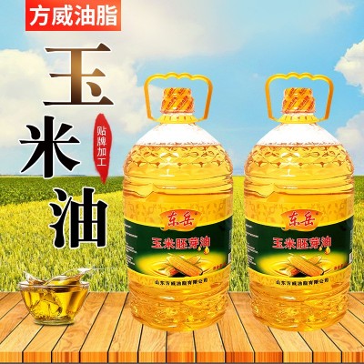 厂家批发家用玉米食用油压榨一级5L玉米胚芽油餐饮食堂家用玉米油