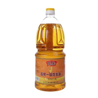 批发食物油1.8升压榨一级花生油 商用家用纯正花生油粮油植物油图5