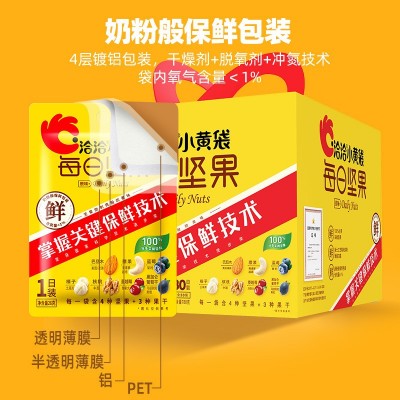 洽洽小黄袋每日坚果礼包780g恰恰孕妇30袋混合干果零食年货送礼盒图2