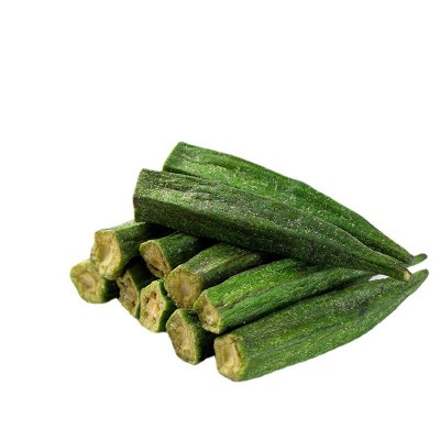 秋葵脆 果蔬脆 真空低温脱水 综合果蔬 VF蔬菜干 500g批发 秋葵干图5