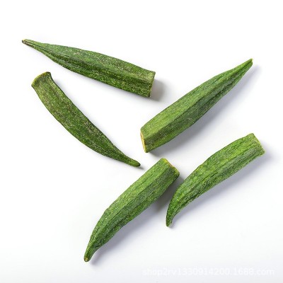 秋葵脆 果蔬脆 真空低温脱水 综合果蔬 VF蔬菜干 500g批发 秋葵干图4